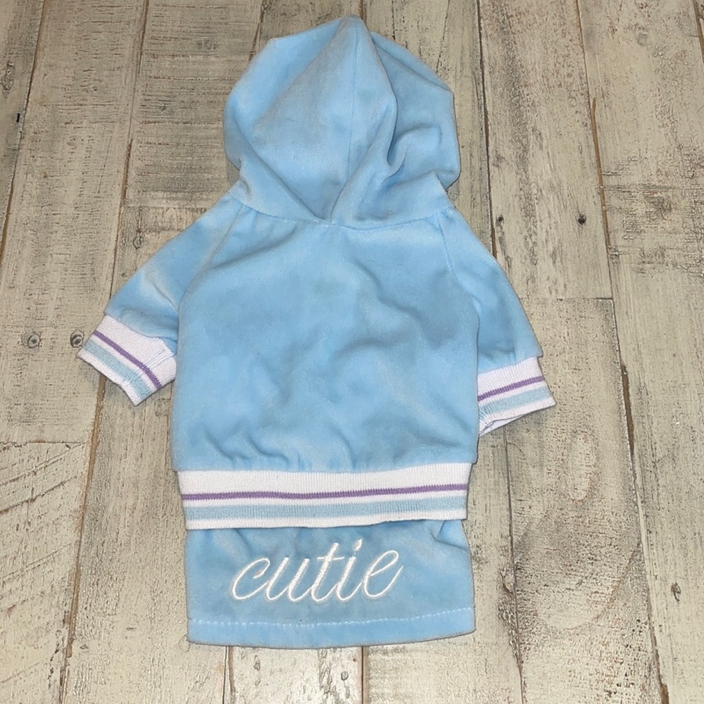 Velvet Dog Hoodie Vest